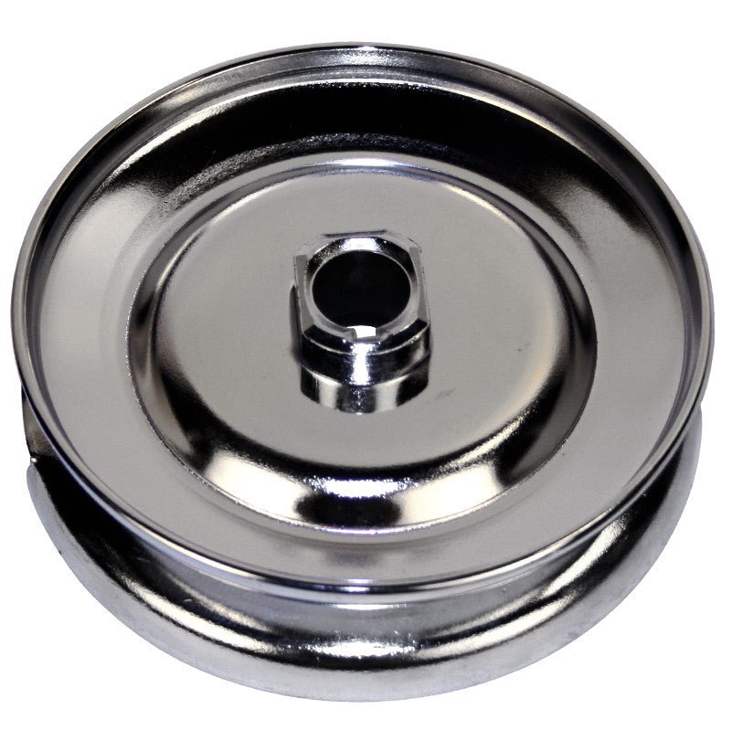Vw Bug 12V Alt/Gen Chrome Pulley Kit W/Shims, Woodruff Key & Pulley Nut - Moore Parts