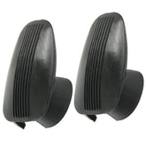 Vw Bug Black Coat Hook Caps 1961 - 67, Pair - Moore Parts