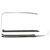 Vw Bug Door Rubber F/Roll Up Window Glass, 4 Clip Scraper Seal. 7/1968 - 1979 - Moore Parts
