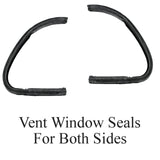 Vw Bug Door Rubber F/Roll Up Window Glass, U Channels, Door & Vent Seals 1952 - 64 - Moore Parts