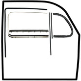 Vw Bug Door Rubber F/Roll Up Window Glass, U Channels, Door & Vent Seals 1952 - 64 - Moore Parts