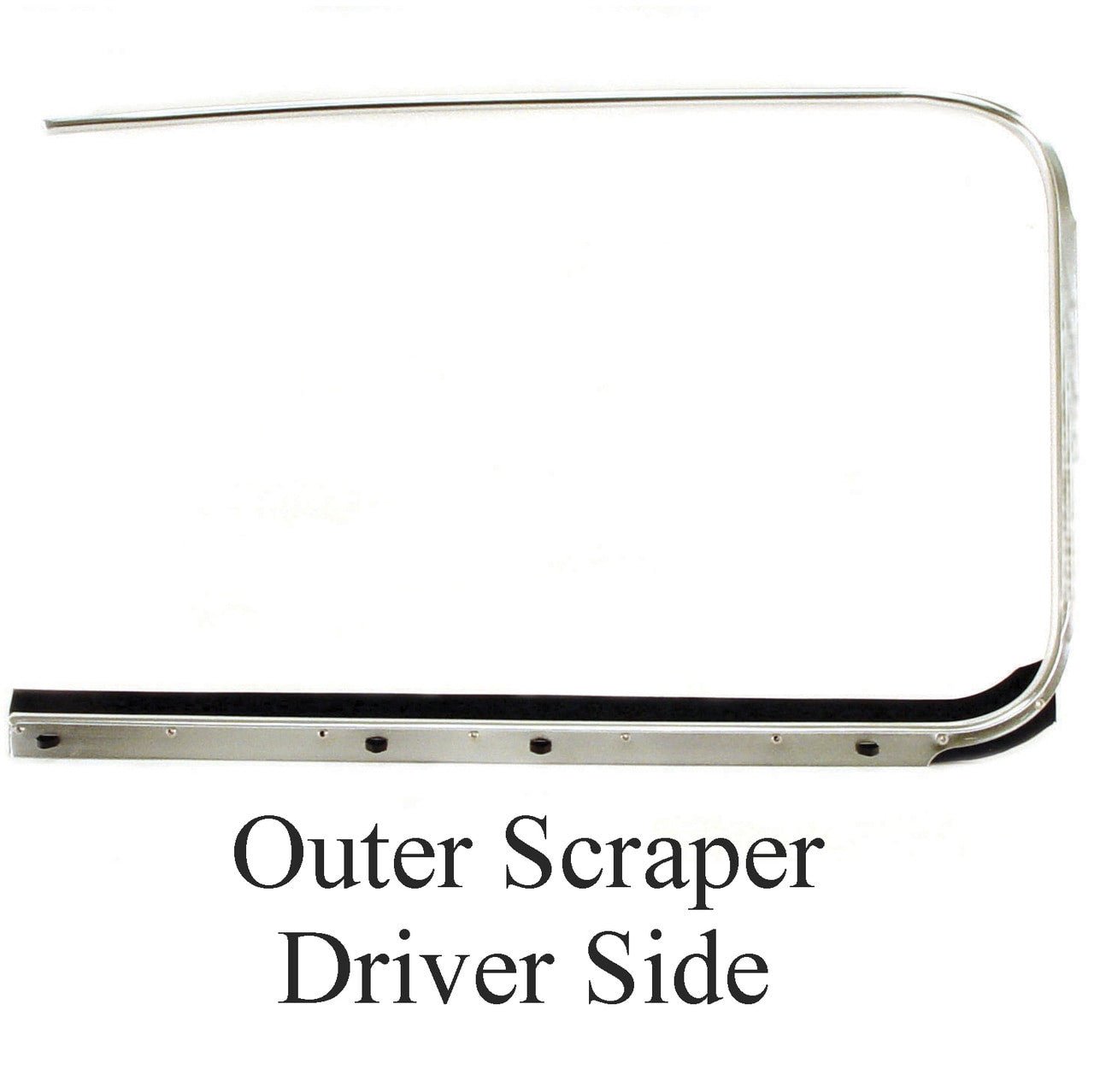 Vw Bug Door Rubber F/Roll Up Window Glass, U Channels, Door & Vent Seals 1952 - 64 - Moore Parts