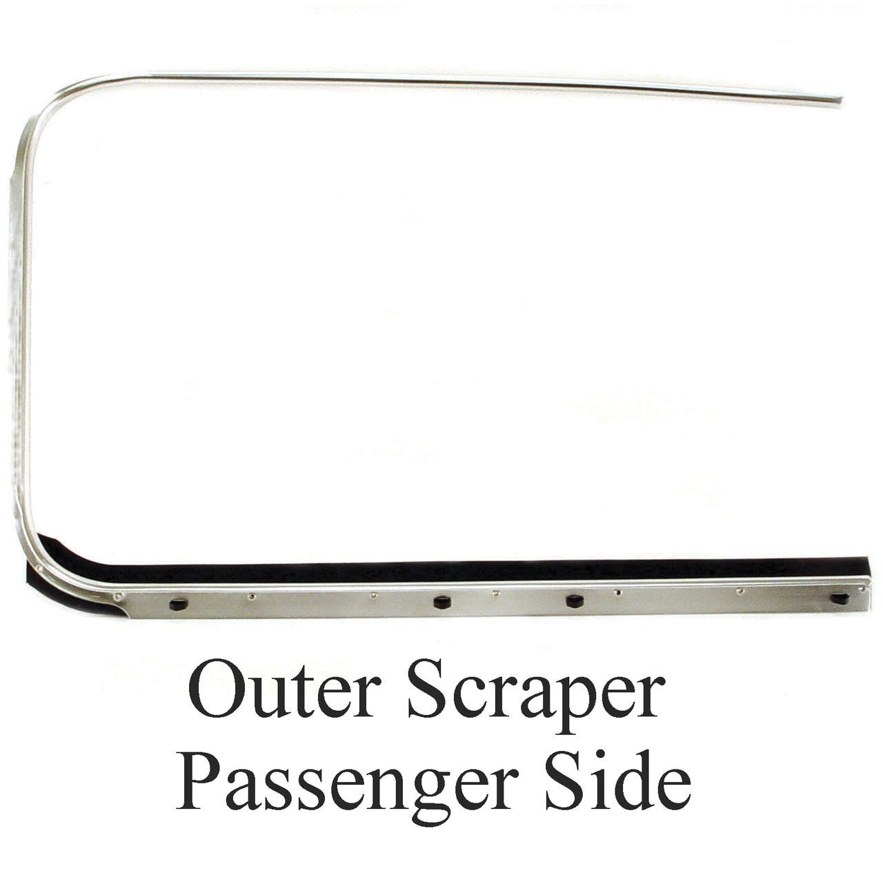 Vw Bug Door Rubber F/Roll Up Window Glass, U Channels, Door & Vent Seals 1952 - 64 - Moore Parts