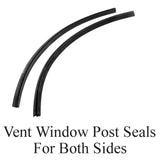 Vw Bug Door Rubber F/Roll Up Window Glass, U Channels, Vent Window Seals 1952 - 64 - Moore Parts