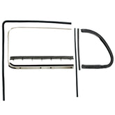 Vw Bug Door Rubber F/Roll Up Window Glass, U Channels, Vent Window Seals 1952 - 64 - Moore Parts