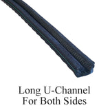 Vw Bug Door Rubber F/Roll Up Window, U Channels, Door & Vent Seals 1965 - 6/1968 - Moore Parts