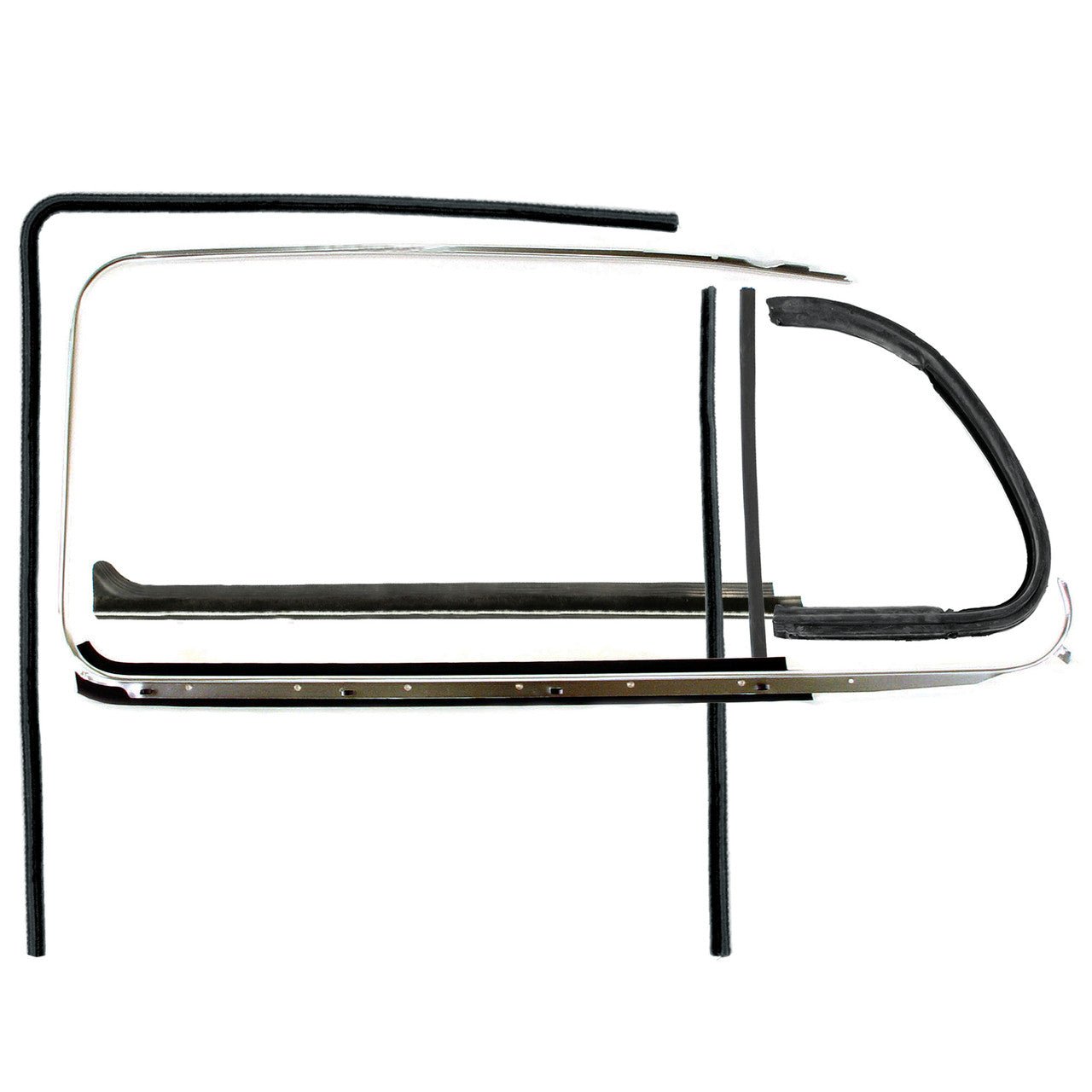 Vw Bug Door Rubber F/Roll Up Window, U Channels, Vent Window Seals 7/1968 - 1979 - Moore Parts