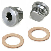 Vw Bug Dual Oil Pressure Relief Allen Head Plugs W/Seals, Vw Engines 1970 - 79 - Moore Parts