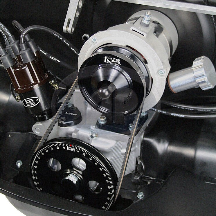 Vw Bug Engine Pulley Set. Kuhltek Motorwerks Black Alternator / Crank Pulley Kit - Moore Parts