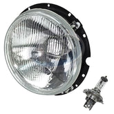 Vw Bug H4 Headlight Bucket Assembly Kit W/Chrome Rings. Pair Left & Right - Moore Parts
