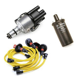 Vw Bug Ignition Kit With 009 Distributor, 12V Bosch Black Coil, Yellow Wires - Moore Parts
