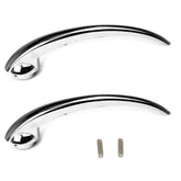 Vw Bug Inner Chrome Door Handle To 1966, Pair - Moore Parts