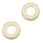 Vw Bug, Karmann Ghia Ivory Window Winder Buffer To 1967, Pair - Moore Parts