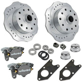 Vw Bug King Pin Front Grey Wilwood Disc Brake Kit 1949 - 1966, 5 Lug Porsche/Chevy Pattern - Moore Parts