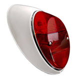 Vw Bug Left Tail Light Assembly 1962 - 67 All Red Lens, Each - Moore Parts