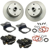 Vw Bug Rear Black Wilwood Disc Brake Kit 1968 - 1979, 4 Lug Vw Pattern - Moore Parts