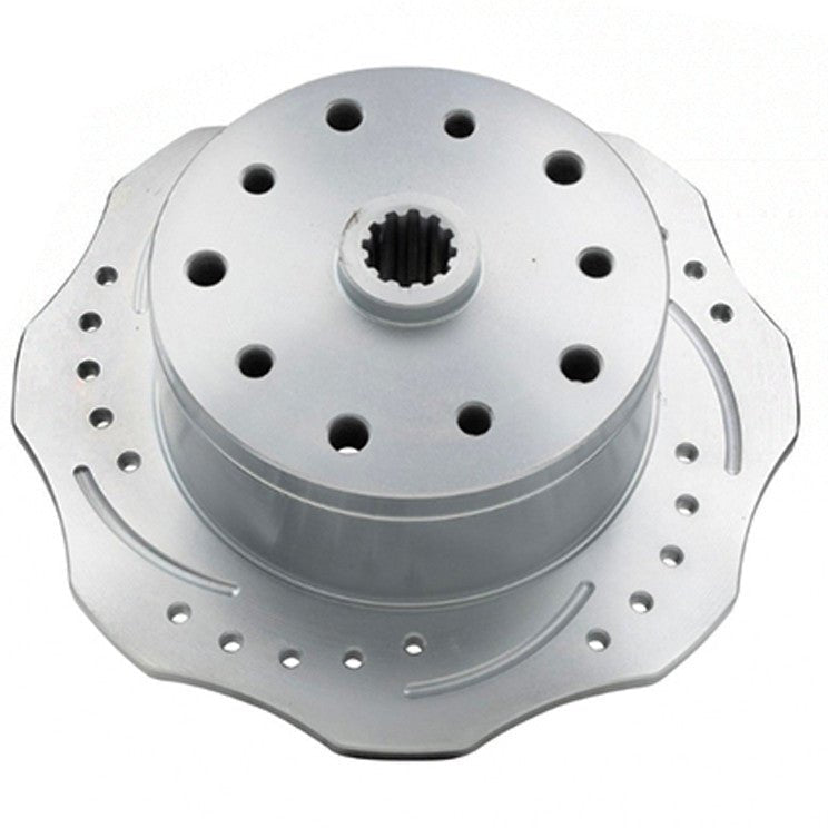 Vw Bug Rear Red Wilwood Disc Brake Kit 1968 - 1977, Scalloped Brake Rotors 5 Lug Porsche/Chevy Pattern - Moore Parts