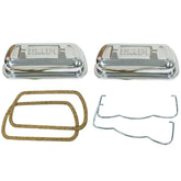 Vw Bug Stainless Steel Clip On Valve Covers Engine 1600cc - 2275cc Pair - Moore Parts