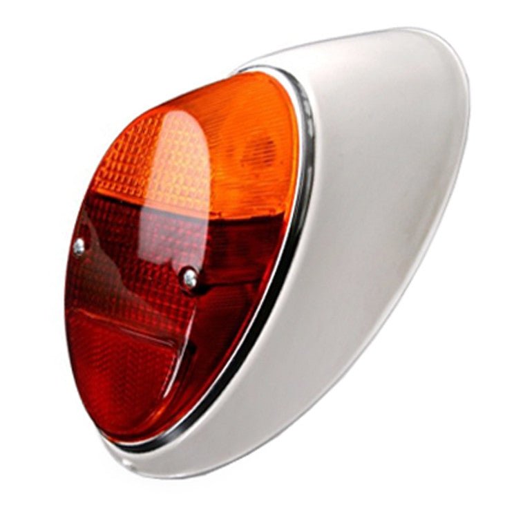 Vw Bug Tail Light Assemblies 1962 - 67 Amber, Red Euro Lens L/R, Pair - Moore Parts