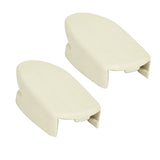 Vw Bug White Coat Hook Caps 1968 - 77, Pair - Moore Parts