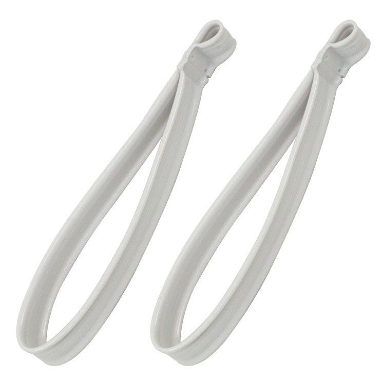 Vw Bug White Inside Door Pillar Assist Straps 1958 - 67, Pair - Moore Parts