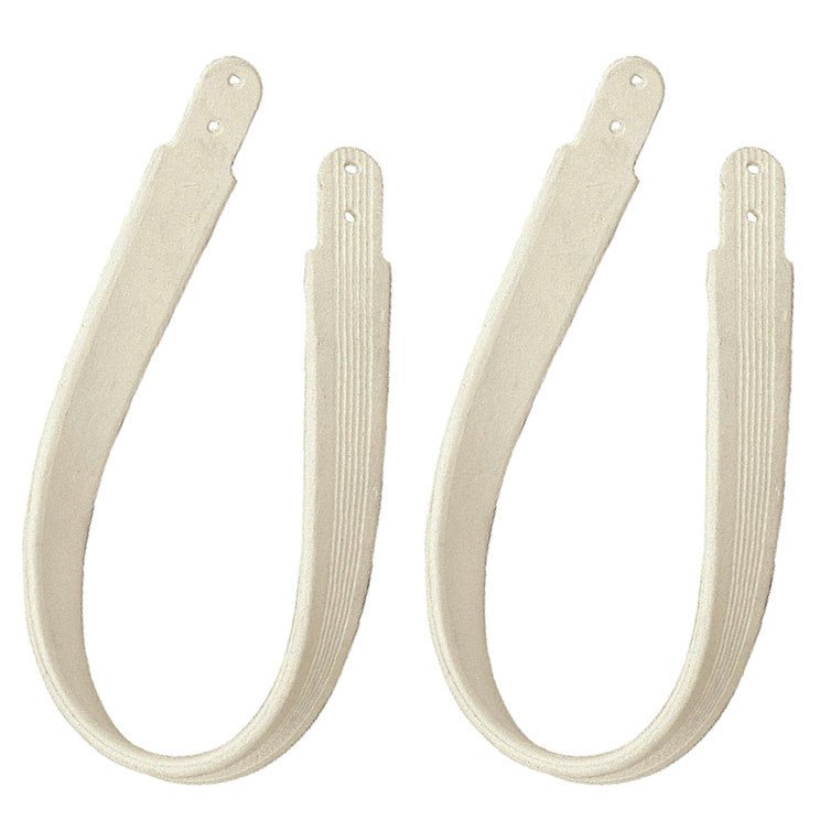 Vw Bug White Inside Door Pillar Assist Straps 1968 - 77, Pair - Moore Parts