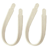 Vw Bug White Inside Door Pillar Assist Straps 1968 - 77, Pair - Moore Parts