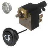 Vw Bug Wiper Switch Kit, Includes Switch, 14mm Nut & Black Knob 1968 - 71 - Moore Parts