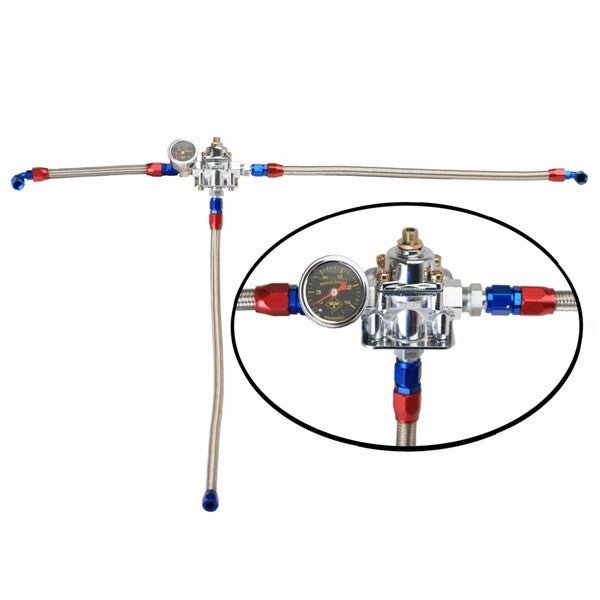 Weber IDA 48mm Fuel Line Management Kit With Stainless Steel Hose - Moore Parts