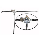 Weber IDF & Empi HPMX 40 - 44 - 48mm Fuel Line Management Kit W/Black Stainless Hose - Moore Parts