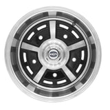 15" X 8" Vw Bug 5 Lug Black Empi Sprint Star Wheel Includes Cap - Valve Stem - Moore Parts
