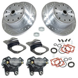 Vw Bug Rear Black Wilwood Disc Brake Kit 1958-77, 5 Lug Porsche/Chevy Pattern
