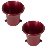 JayCee Red Billet Velocity Stack 3-1/4" Tall, Weber IDA & EMPI EPC Carbs, Pair | Moore Parts
