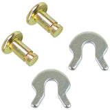 Anchor Pin And C Clip For Rear Brake Shoe, Vw Emergency Brake Cable Arm, 2 Sets - Moore Parts