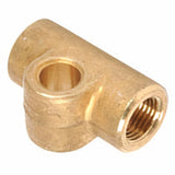 Brass Brake Line Union, Vw IRS Right Rear, 10mm Female Bubble Flare Both Sides - Moore Parts