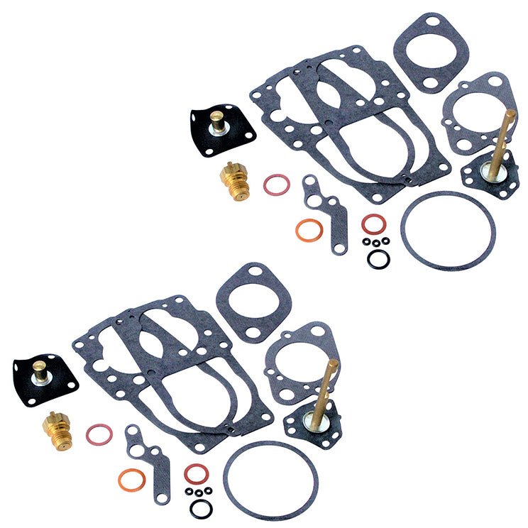 Carburetor Rebuild Kit For Solex 34 PDSIT - 2. Vw Type 2 Bus 1972 - 74, Pair - Moore Parts