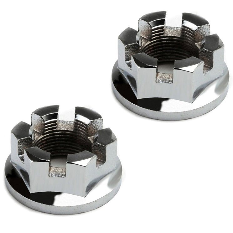 Empi 16 - 2420 Chrome 36mm Rear Axle Nuts For Vw Dune Buggy Baja Bug, Pair - Moore Parts