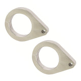 Empi 17-2830 Polished Aluminum Brake Line Clamp For Vw Swing Axle Tubes, Pair - Moore Parts