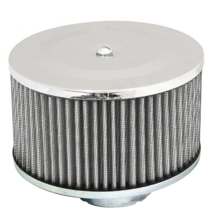 EMPI 9045 Round Gauze Air Cleaner 2in Solex Carb Chrome Top - Moore Parts