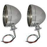 Empi 9307 - 7 Chrome 7" Headlight Housing Vw Bug, Baja Bug, Dune Buggy Manx, Pair - Moore Parts