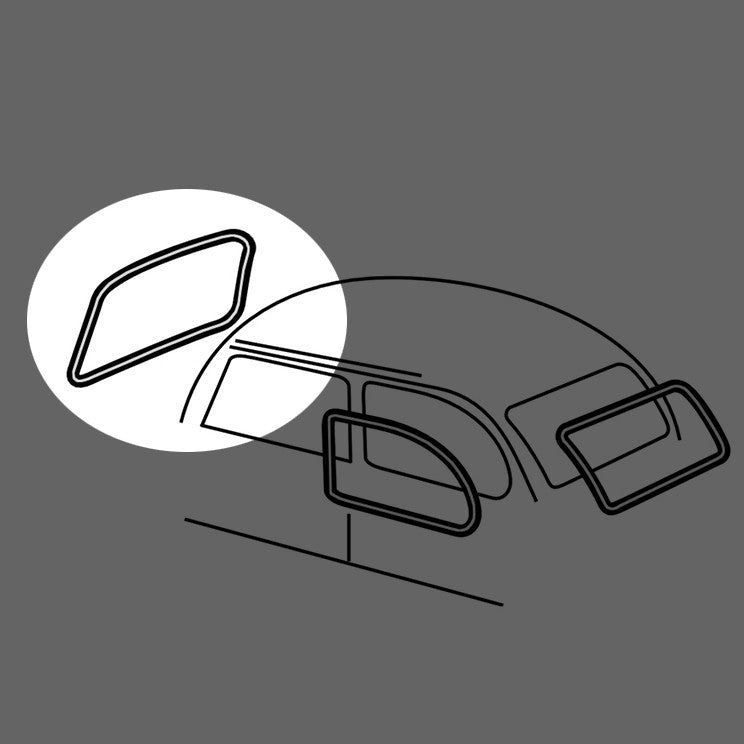 Empi 98 - 4531 Stock Front Windshield Seal Vw Bug 1965 - 77, Super Beetle 1971 - 72 - Moore Parts