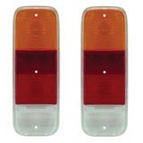 Empi 98 - 9454 Left & Right Tail Light Lens 1972 - 79 Vw Bus, Euro Lens, Pair - Moore Parts