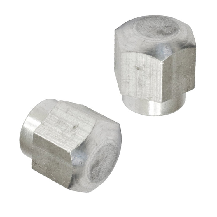 Empi 98 - 9648 Wiper Arm to Shaft Cap Nut, Silver, Pair - Moore Parts