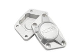 FOOSE Vw Bug Billet Spring Plate Caps, Satin Silver W/Clear Finish, Pair - Moore Parts