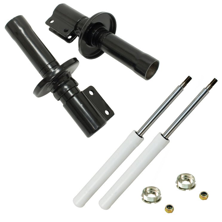 Front Lowered Strut Housings With Shocks Vw Super Beetle 1974 - 1979 - Moore Parts