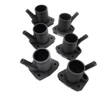 PMO Aluminum Intake Manifold Stacks, Porsche 911 3.6L 1995 - 98 (993) Set 6 - Moore Parts