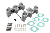 PMO Intake Manifolds 100mm Tall, Carbureted or MFI 40x37mm Raw Aluminum Finish - Moore Parts