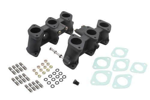 PMO Intake Manifolds 100mm Tall, CIS Injection 50x42mm Rennsport "R" Finish - Moore Parts