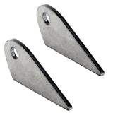 Single Shock Weld On Steel Mounting Tab, Pair - Moore Parts