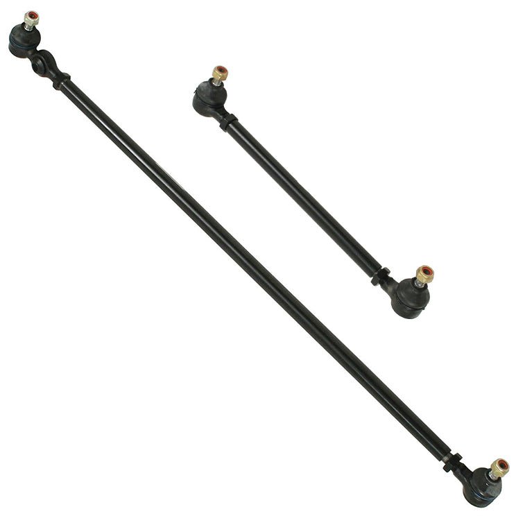 Stock Tie Rod Set With Ends Late Vw Bug / Ghia 5/1968 - 1977 Both Sides, Pair - Moore Parts